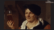 Drunk Christmas GIF by guardian