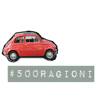 Car Fiat500 Sticker by soluzionicquadro