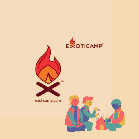 Exoticamp giphyupload adventure forest camping GIF
