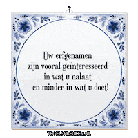 Impact Interesse Sticker by Tegelspreuken.nl