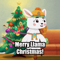 Christmas Tree GIF by Llamaozi