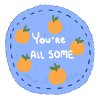 Orange Badge Sticker