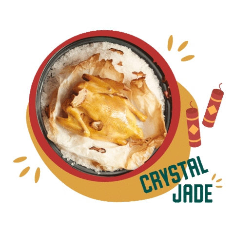 crystaljadesg orange chicken cny chinese Sticker