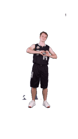 acslsports giphyupload love heart basketball Sticker