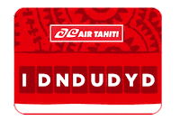 _AirTahiti_ airport airline tahiti french polynesia Sticker