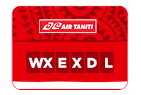 _AirTahiti_ airport tahiti french polynesia airtahiti Sticker