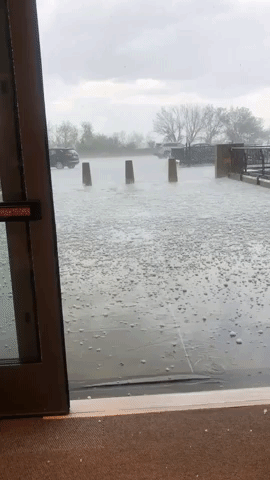 Hail Pounds Parts of West Des Moines Amid Weather Warnings