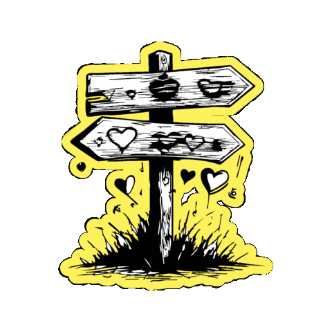 Wegweiser Sticker by jubisbayern