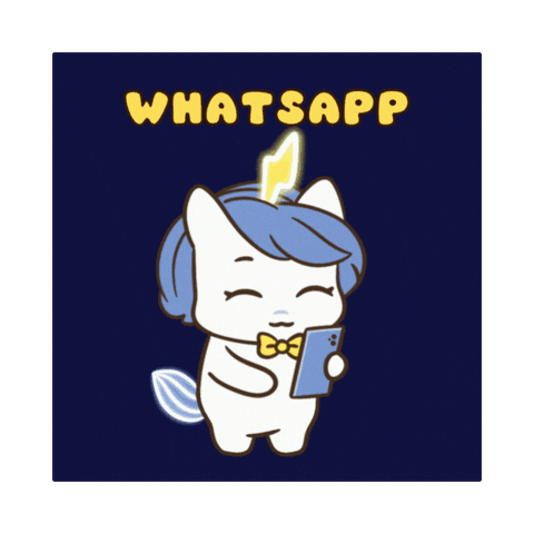 Bu Text Me Sticker by Brave Unicorn
