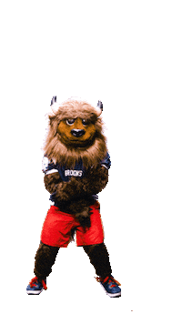 Mascot Bison Sticker by Utah Tech University