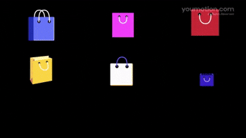 Shopping Bags And Sale Icons Pack | Video |You Motion