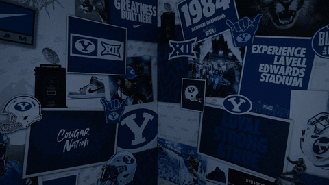 Roar Cosmo GIF by BYU Cougars