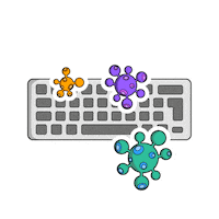 Computer Virus Sticker by apothekerLAV