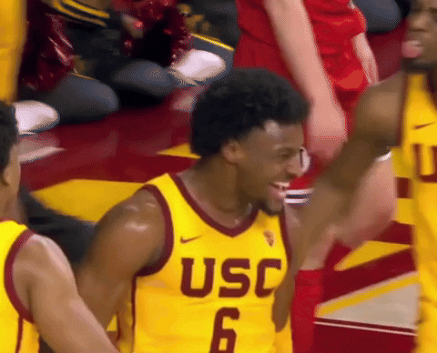 Basketball Hoops GIF by USC Trojans