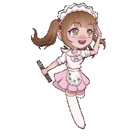 Freya Sticker by Meian Maid Cafe