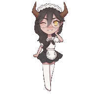 Yamiyo Sticker by Meian Maid Cafe