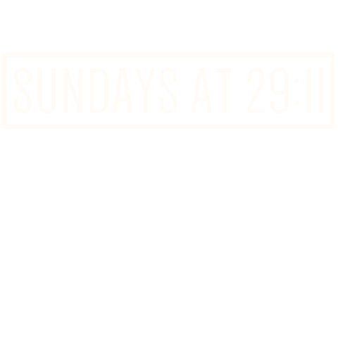 sundays Sticker by Church 29:11