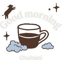 Coffee Morning Sticker by Chobani
