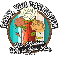 Country Music Roses Sticker by Kaitlin Butts