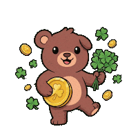 Happy Best Wishes Sticker by BEARISH