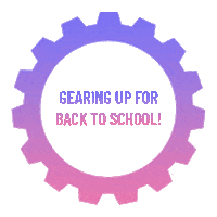 Back To School Gearing Up Sticker by Planet Fitness