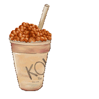 Boba Koi Sticker