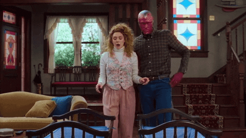 annavickiedits giphygifmaker marvel vision wanda maximoff GIF