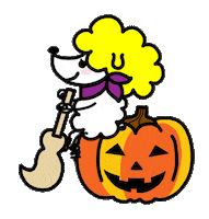 Dog Halloween Sticker