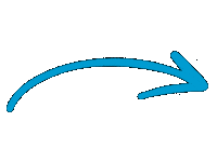 Blue Arrow Sticker by Brook Dorff