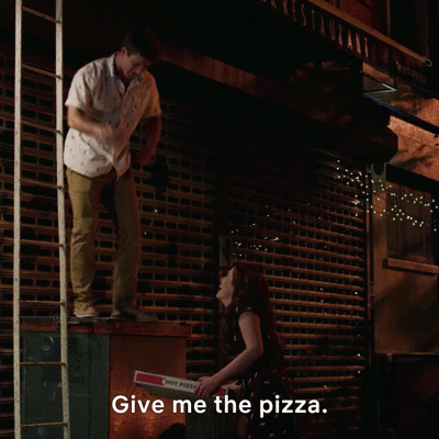 lucy liu pizza GIF by NETFLIX