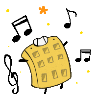 Happy Lets Dance Sticker