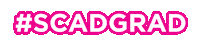 Commencement Class Of 2020 Sticker by SCAD