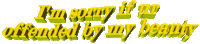 sorry beauty Sticker by AnimatedText