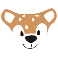 riffraffandco deer fawn riff raff raffy Sticker