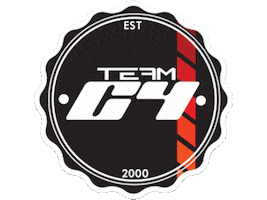 c4lifestyle team brand logo car club teamc4 Sticker