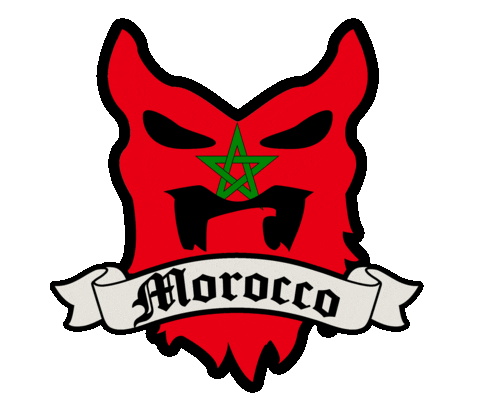 Beard Morocco Sticker by BEARDED VILLAINS