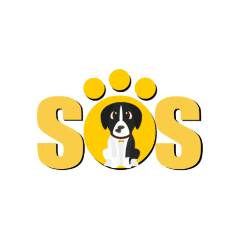 SOS_ENCONTRANDO_MASCOTAS giphygifmaker logo perro lola Sticker