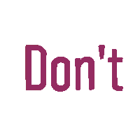 Dont No Sticker