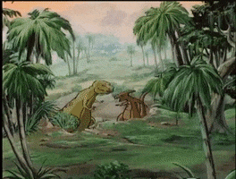 denver the last dinosaur animation GIF by MANGOTEETH