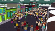 street crowd GIF by South Park 
