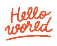 Happy Hello World Sticker by Livia Falcaru