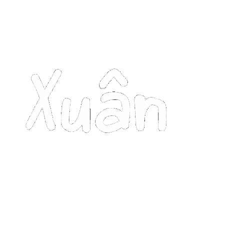 Tieng Viet Xuan Sticker by nghenghe studio