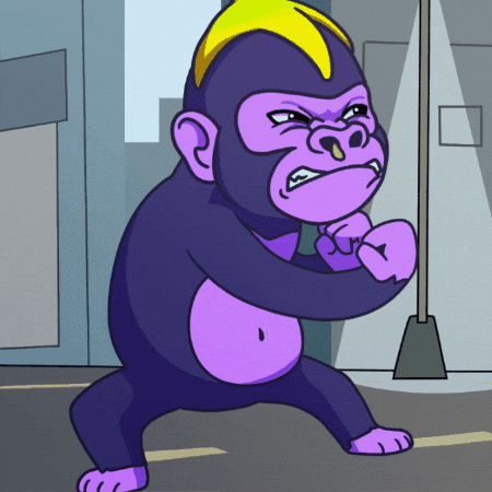 Come At Me Back Off GIF by CyberKongz Official