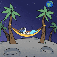 Chilling Shooting Star GIF by Snek
