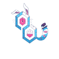 thehexlabs magic bunny rabbit bounce Sticker