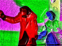MFDtheArtist trippy crazy awesome monkey GIF
