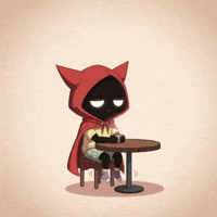 Red Hood Waiting GIF by G*BOY