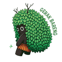 Happy Papua Sticker by econusa