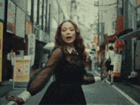 Excited Dancing In The Street GIF by Laufey