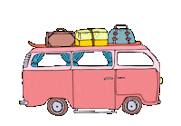 adrianaknispl car moving van volkswagen Sticker